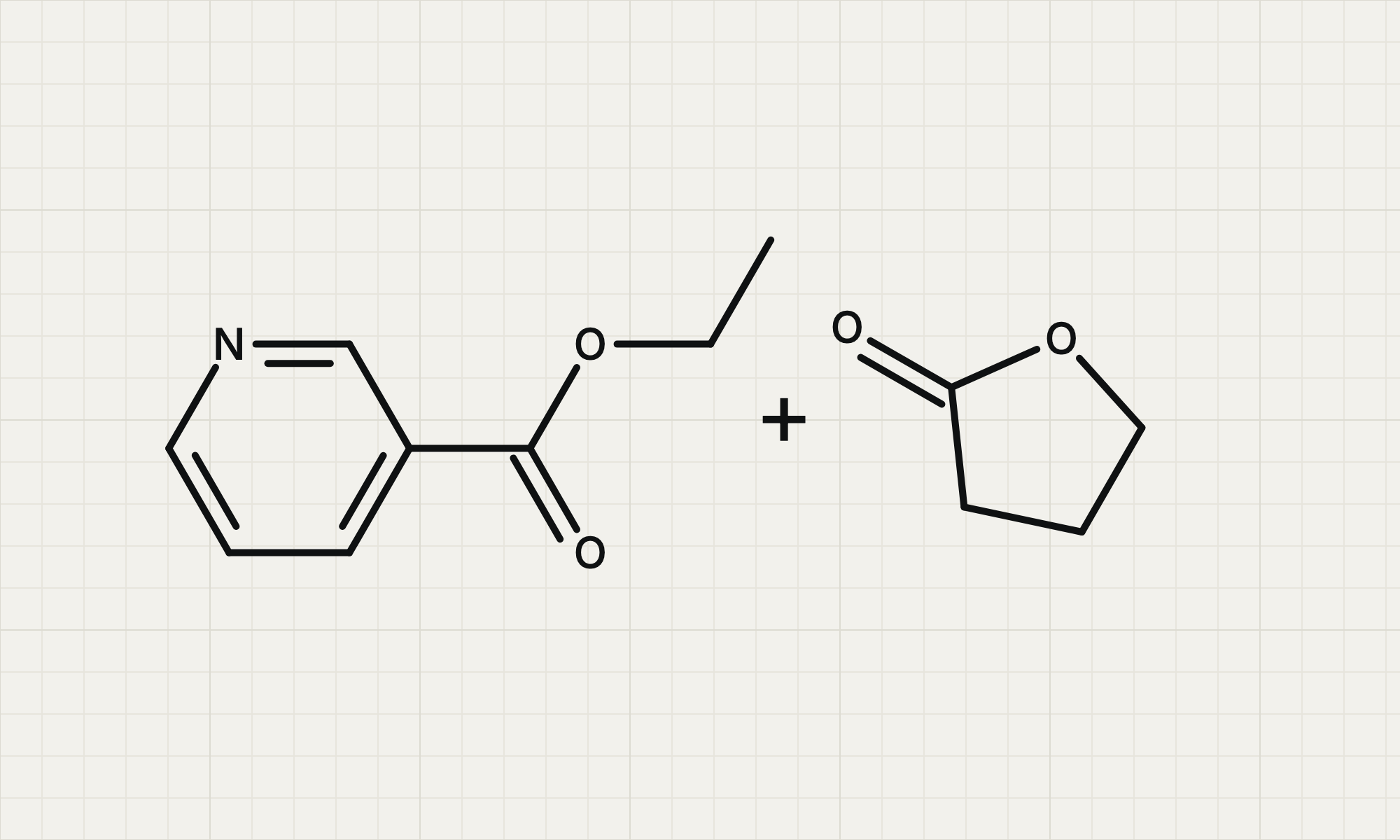 Drawing: the two defined starting materials